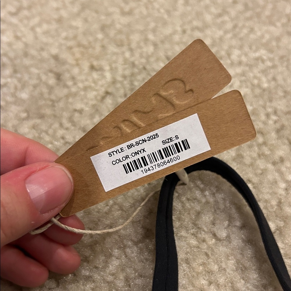 NWT Skims Scoop Bralette Onyx - Picture 3 of 5